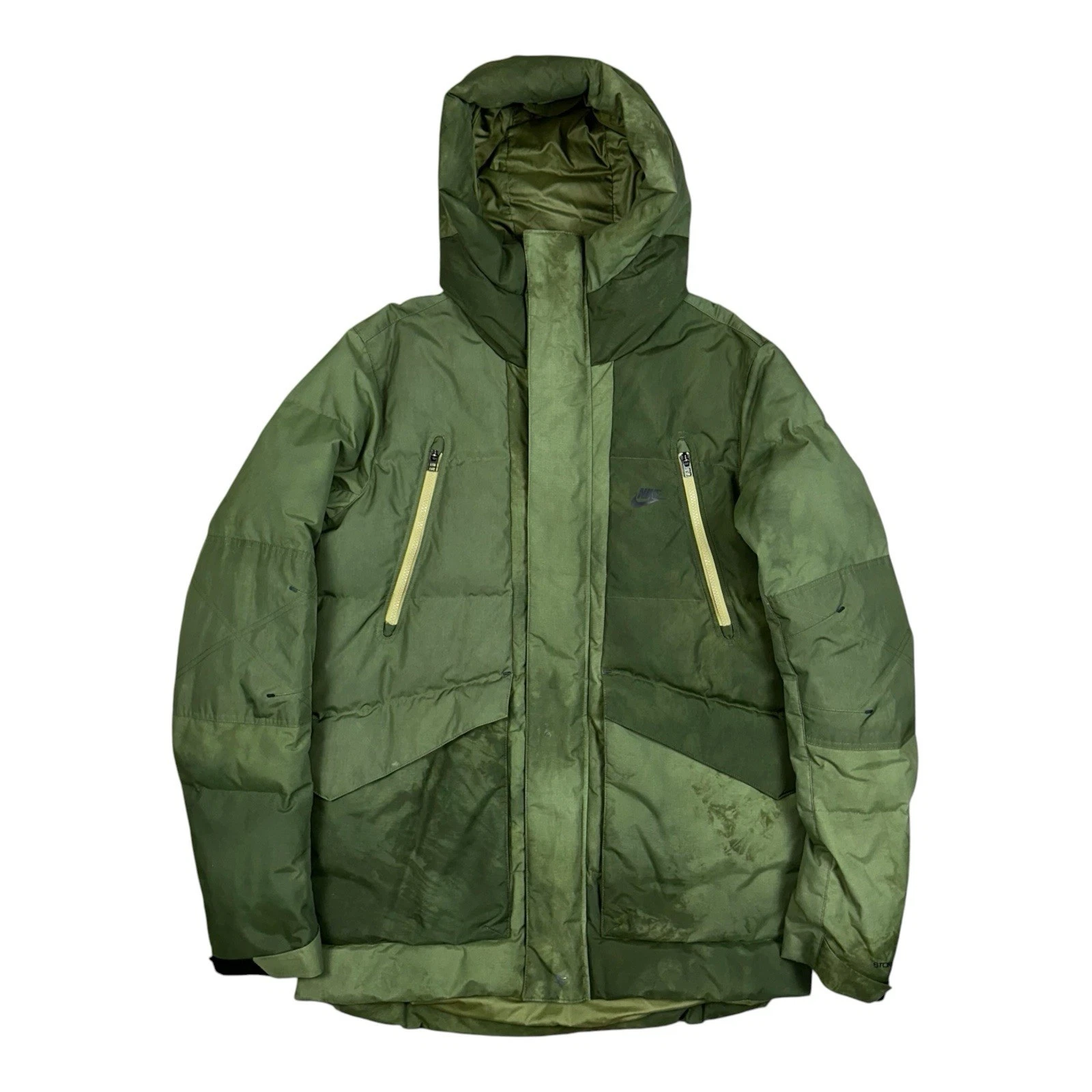 Nike Sportswear Storm-Fit City Series Wave Dye Jacket Medium Olive Green Parka