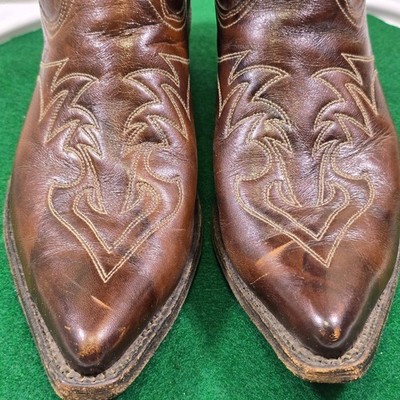 Vintage Texas Boot Company ~ Bottes De Cowboy ~ Taille 7,5 D ~ Style