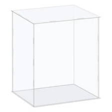 Display Case Box Acrylic Box Transparent Showcase 36x21x36cm for Collectibles
