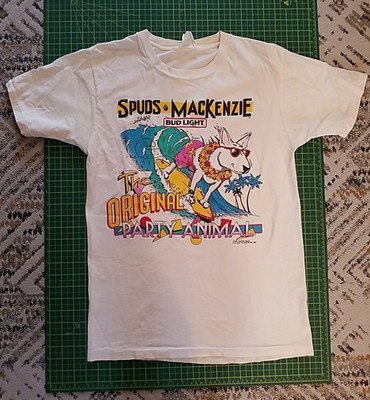 Vintage 80s Spuds MacKenzie Bud Light Shirt 1987 Original Party Animal
