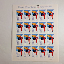 Lot 8 US SCOTT 4436 Winter Olympics Stamps All Press Sheet Plate Positions MNH