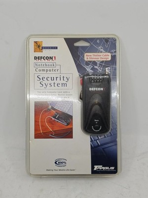 Defcon 1 Ultra Notebook Computer Sicherheitssystem Edelstahl Kabelschloss Neu