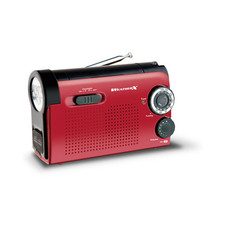 WeatherX WR182R Weather Radio  LED Flashlight, AM//FM - Quantity 1