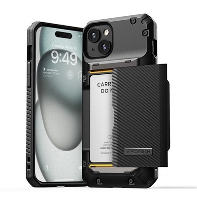 For Apple iPhone 15 Plus Case VRS [Damda Glide Pro]Premium Semi-Auto Wallet Case