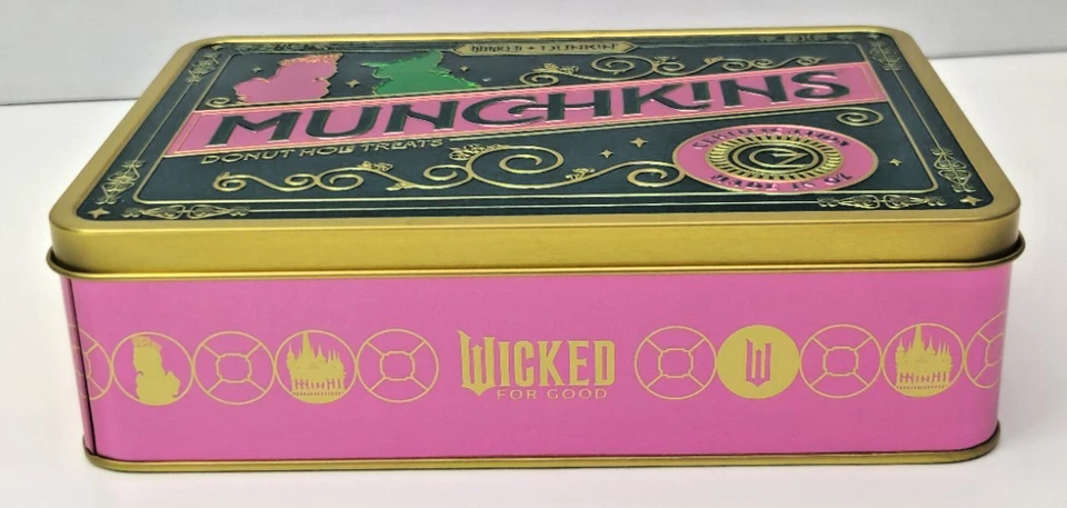 Dunkin X Wicked Oz Munchkin lata "Wicked For Good" FRETE GRÁTIS - Imagem 2 de 4