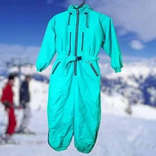 Diel Women Ski Suit Vintage Winter Sportswear Snowsuit Size M