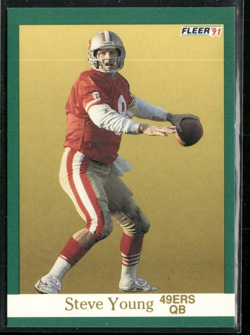 1991 Fleer Steve Young #367 San Francisco 49ers