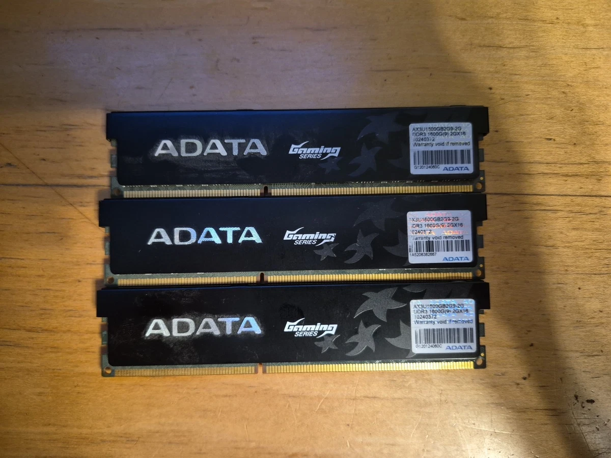 ADATA DDR3 SDRAM 2 GB Total Capacity Memory (RAM) for sale | eBay