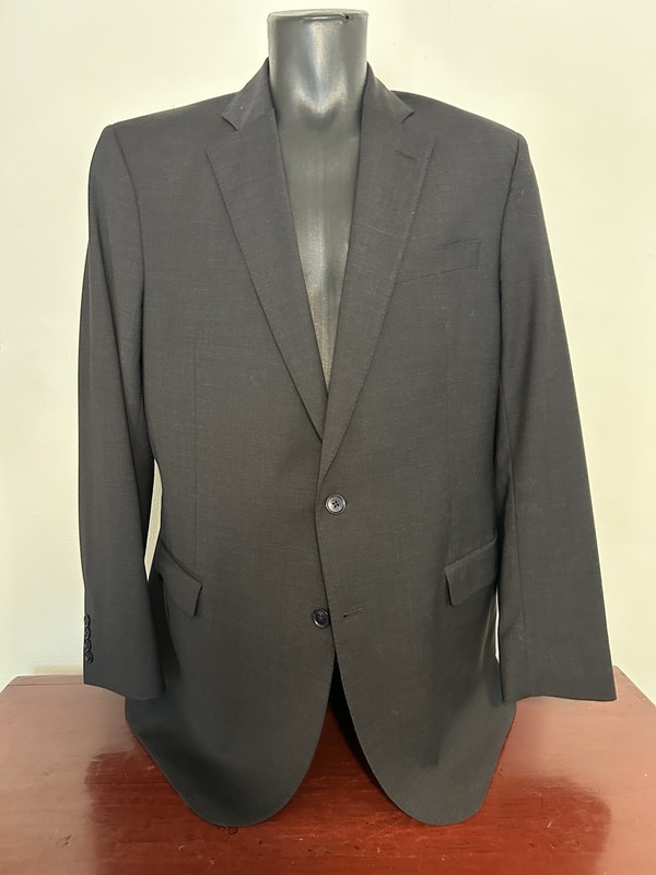 Brooks Brothers 346 Explorer Fitzgerald Fit Dark Grey Sport Coat Men's 44L