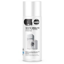 Cosmoslac N400 White Smalto Spray - Glossy Fast Drying Appliance Paint 400ml Can