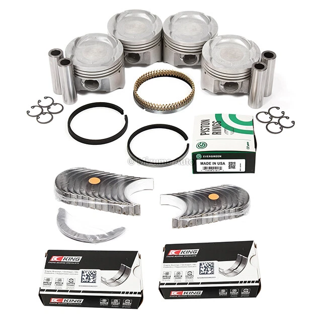 Rodamientos de varilla principal de pistones aptos para 94-01 Suzuki Esteem X90 Sidekick GeoTracker 1.6 Foto 2 de 4