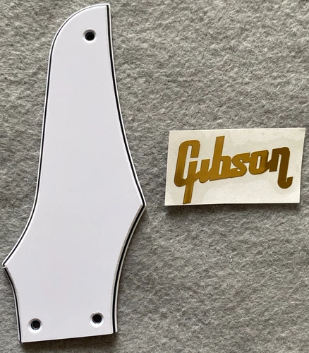 For Gibson Firebird Non-Reverse"Logo"Truss Rod Cover+Gold Decal Guitar Pickguar