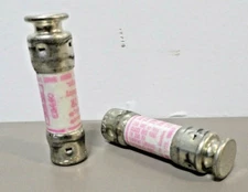 Lot of 2 Shawmut TR1/2R Fuse Cartridge .5A 250V Class RK5 AC/DC Current Limiting