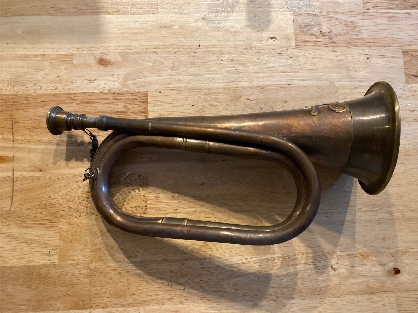 Civil War Cavalry Bugle Brass Metal Horn Patina Union Infantry Trumpet Music WOW eBay
