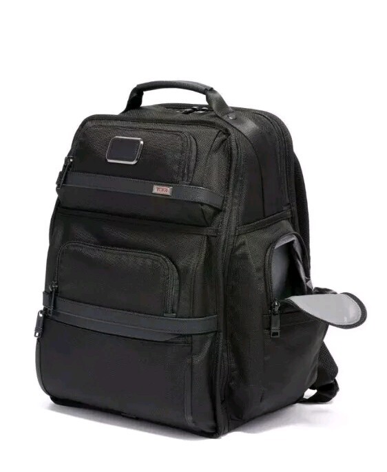 TUMI Alpha 3 Brief pack Black Backpack Nylon Shoulder Bag