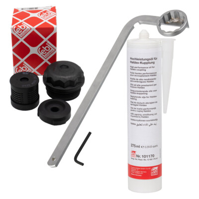 febi Hydraulikfilter Haldex Kupplung 275ml Haldex-Öl Schlüssel für VAG ALLRAD