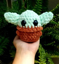 Alien Baby Crochet Plush Handmade Plushie Amigurumi Stuffed Toy