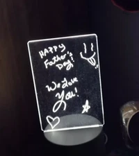 Note Board Creative Led Night Light Gift Girlfriend Children Message Board Decor
