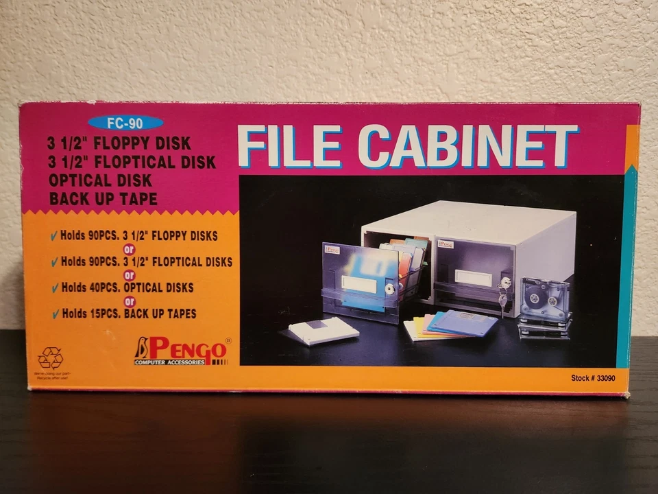 Pengo файл шкаф 3 1/2 «дискета, флоппи-дисковод 2 шкафа один новый  - Изображение 3 из 4