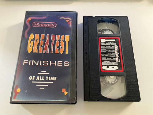 Nintendo Greatest Finishes Of All Time VHS 1995 Super Mario World Video Tape