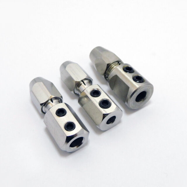RC Boat MONO Drive Shaft Coupling Flexshaft Connector Sleeve Collet 4mm 5mm 4.76 RC Boat MONO Drive Shaft Coupling Flexshaft Connector Sleeve Collet 4mm 5mm 4.76