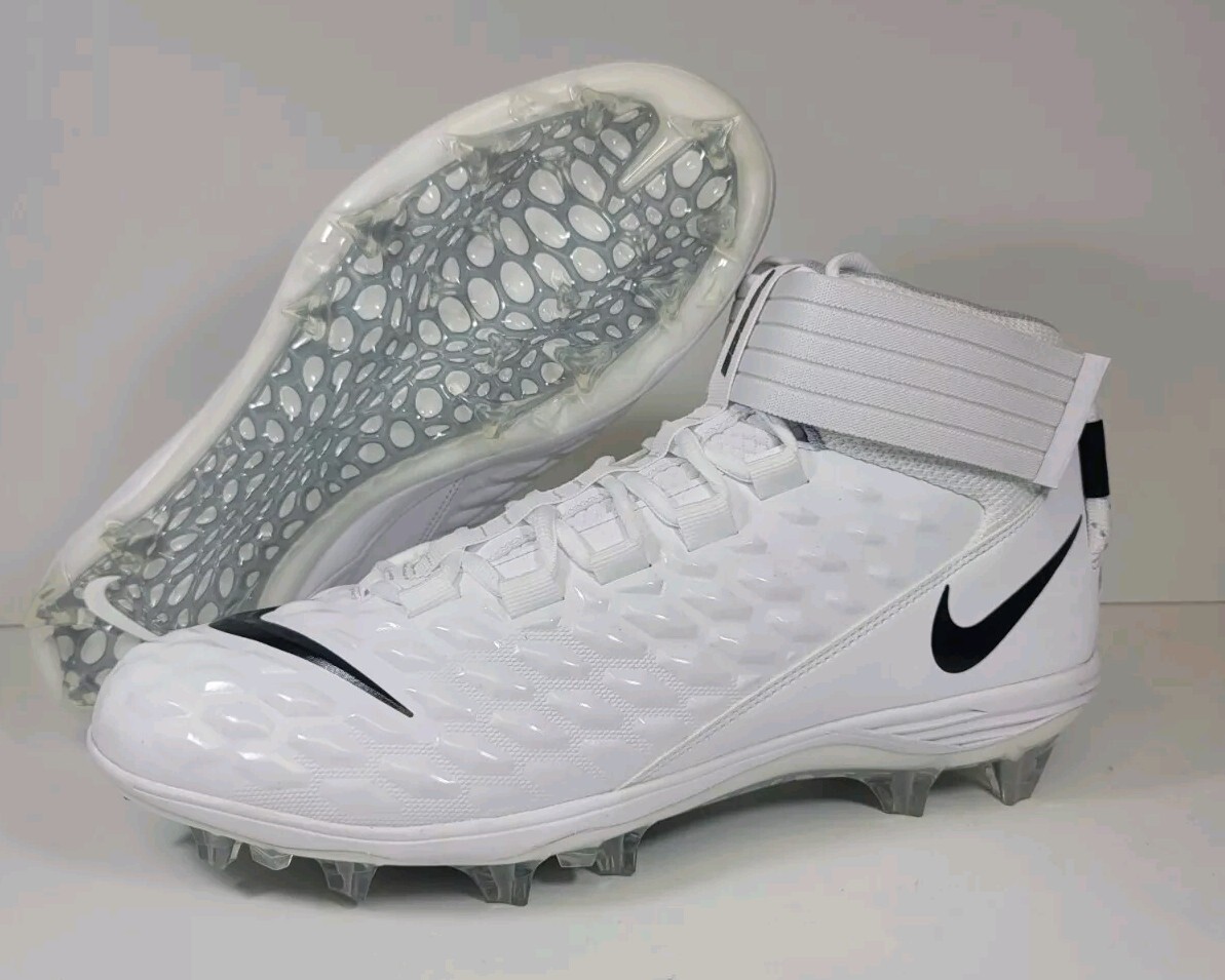 Nike Force Men\'s 13 Savage Pro 2 Sample White Black Football Cleats Lineman New Nike Force Savage Pro 2 Men main image 2