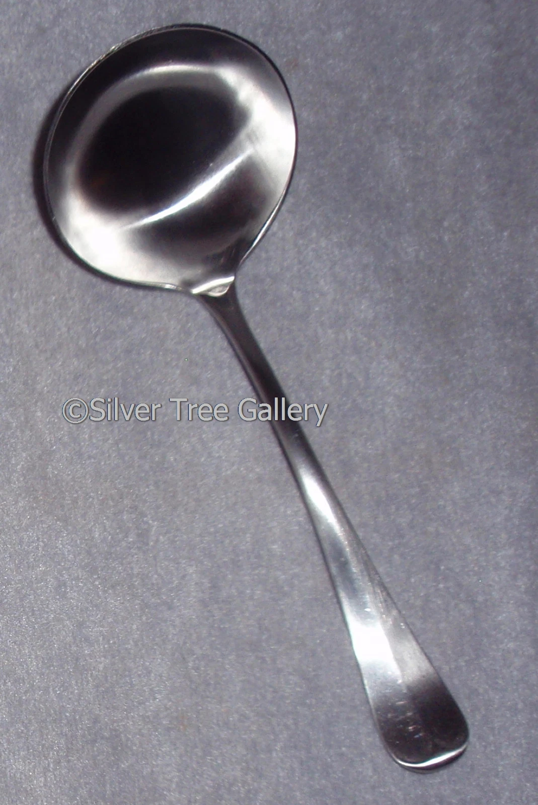 Cooper England Satin Finish Stainless Queen Anne Rat Tail LG Gravy Sauce Ladle