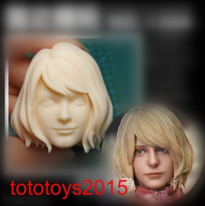 Beuty Charming Girl Doll Head Sculpt 1/6 Scale Female Figure Head for