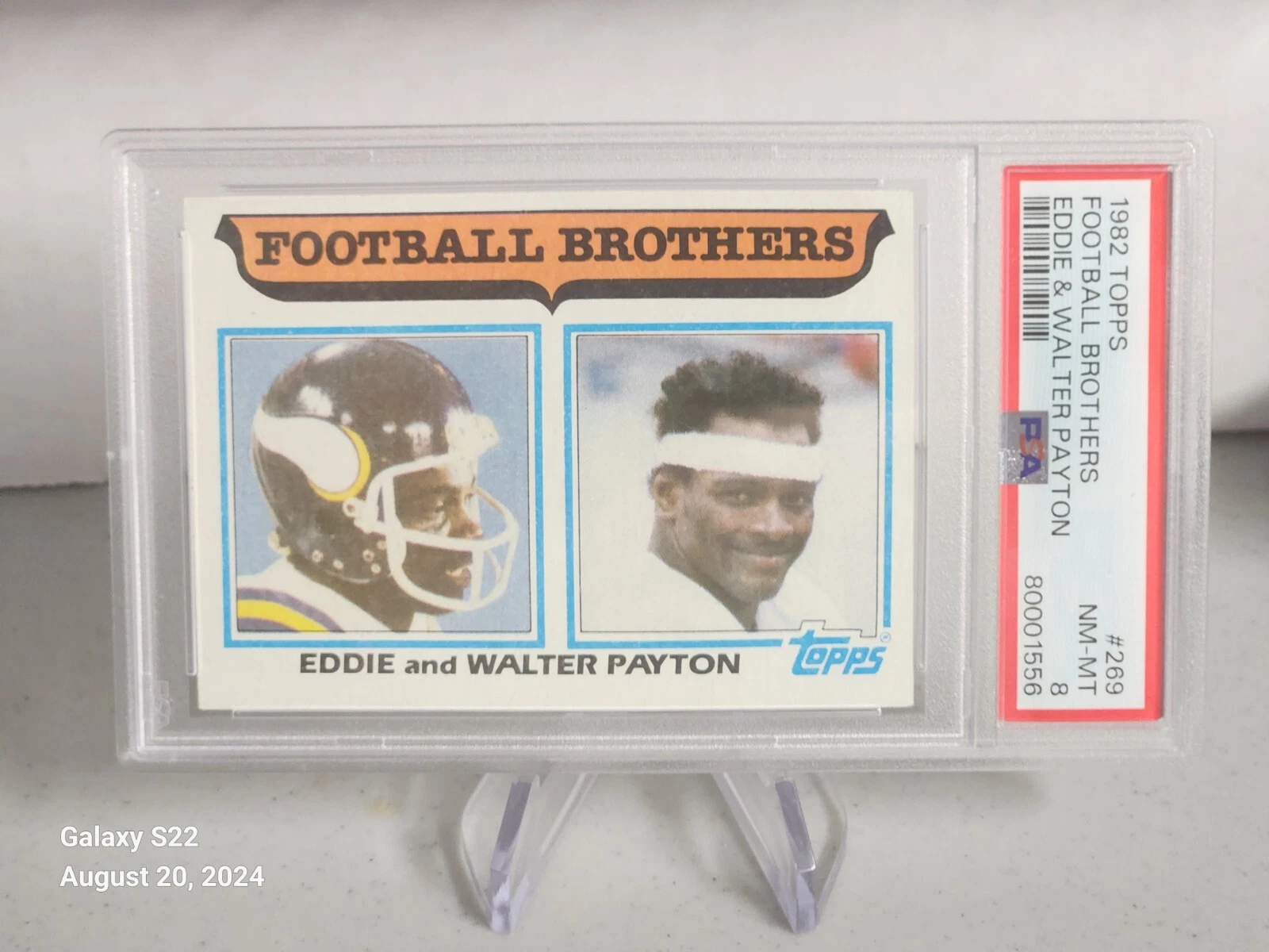 Eddie Payton trading card
