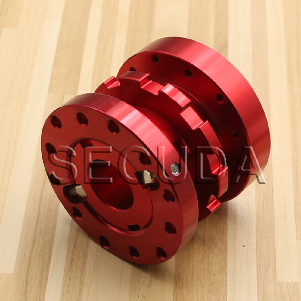 QUICK RELEASE STEERING WHEEL HUB ADAPTER BOSS KIT FOR MOMO Red 70mm eBay