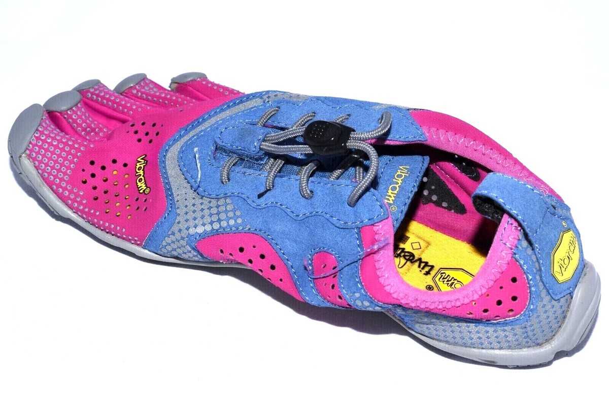 Vibram Five Fingers V-Run Ladies Fuchsia/Blue Barefoot Running