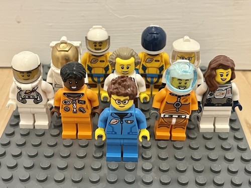 🔥 LEGO Lot Of 10 Minifigures City Space Astronaut Agents Scientist Mae Jemison
