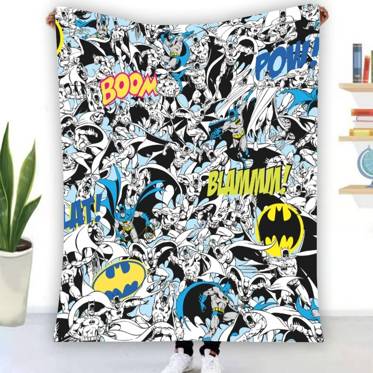 DC Comics Badman Fleece Blanket, Birthday Gift