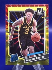 Keyonte George 2023-24 Donruss Rated Rookie Holo Red Gold Laser RC #244 *pwe*
