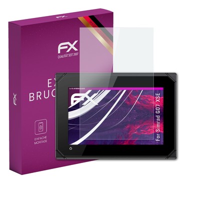 atFoliX Glasfolie für Simrad GO7 XSE Displayfolie 9H Schutzpanzer