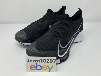 New Men's Nike Air Zoom Tempo Next% Flyknit Black/White