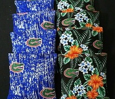 University of Florida Gators TROPICAL 8 Cornhole Bean Bags ACA Regulation