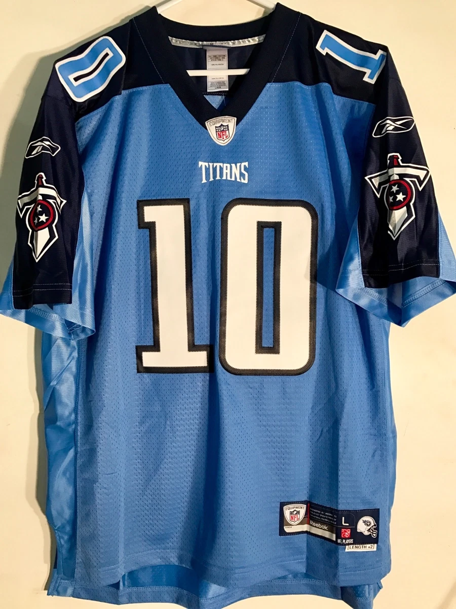Reebok Premier NFL Jersey Tennessee Titans Jake Locker Light Blue sz L