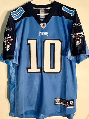 ONFIELO Reebok ユニフォーム NFL Reebok Premier NFL Jersey Tennessee Titans Jake Locker Light Blue