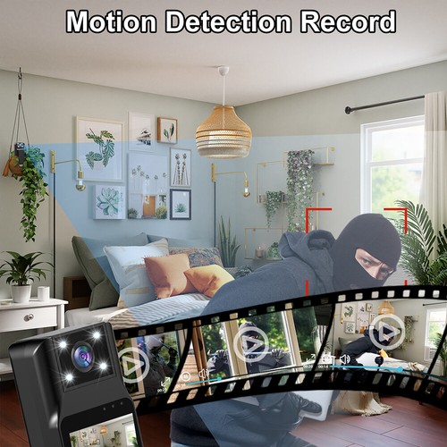 Mini Body Camera Video Recorder Night Vision Motion Detection HD 4K 2K Wearable - Picture 13 of 27