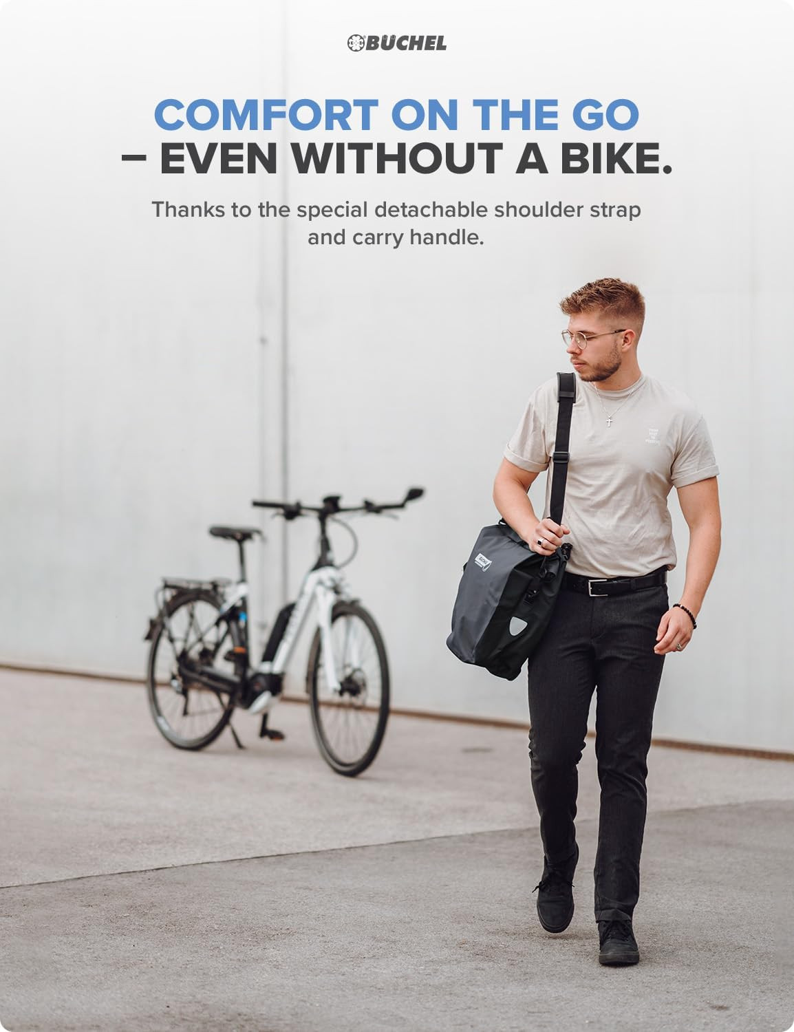 Thumbnail - Büchel Fahrradtasche Für Gepäckträger I 25.4 L - 100% Wasserdicht I