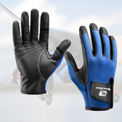Leaky Finger Fishing Gloves Waterproof Neoprene Winter Warm Gloves for Men  Women - Main Image