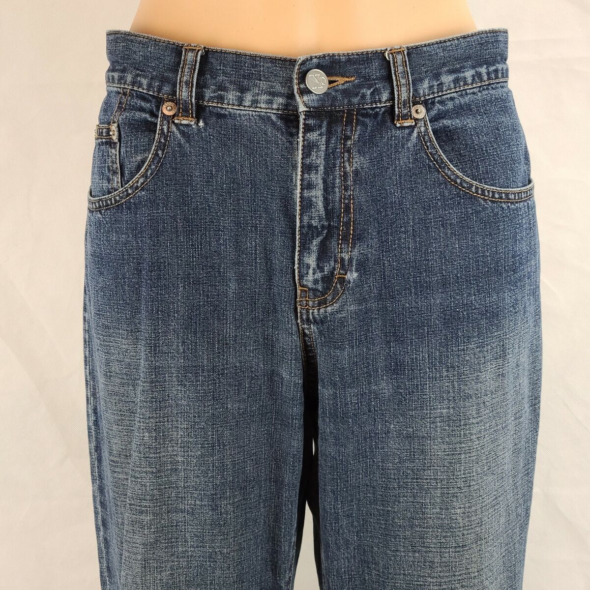 civilisation Jeg spiser morgenmad Vælg Calvin Klein Jeans Women&#039;s (8) Straight Leg Blue Jeans Made in Hong  Kong Vintage | eBay
