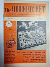 Knit Dress  The Workbasket Magazine Knit Crochet VTG 1951 May Vol 16 Number 8