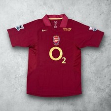 Authentic Highbury 2005-2006 Arsenal Nike Dennis Bergkamp #10 Jersey Shirt Kit