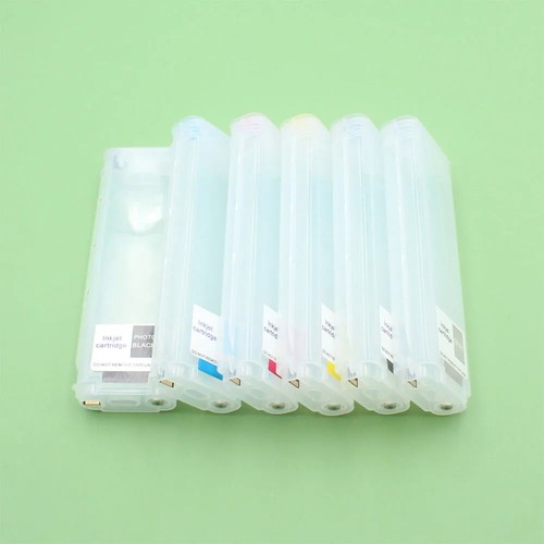 6 szt. 280ML 130ML do 727 wkładów atramentowych wielokrotnego napełniania z chipem do HP T920 930 1500 - Zdjęcie 4 z 7