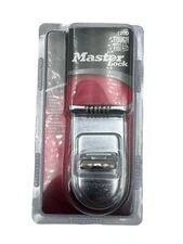 Master Lock 720-DPF Bright Hardened Steel Fixed Staple Hasp 6-1/4 L in.