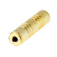 SatelliteSale Auxiliary 3.5mm Jack Stereo Female to Female Gold Plated Coupler