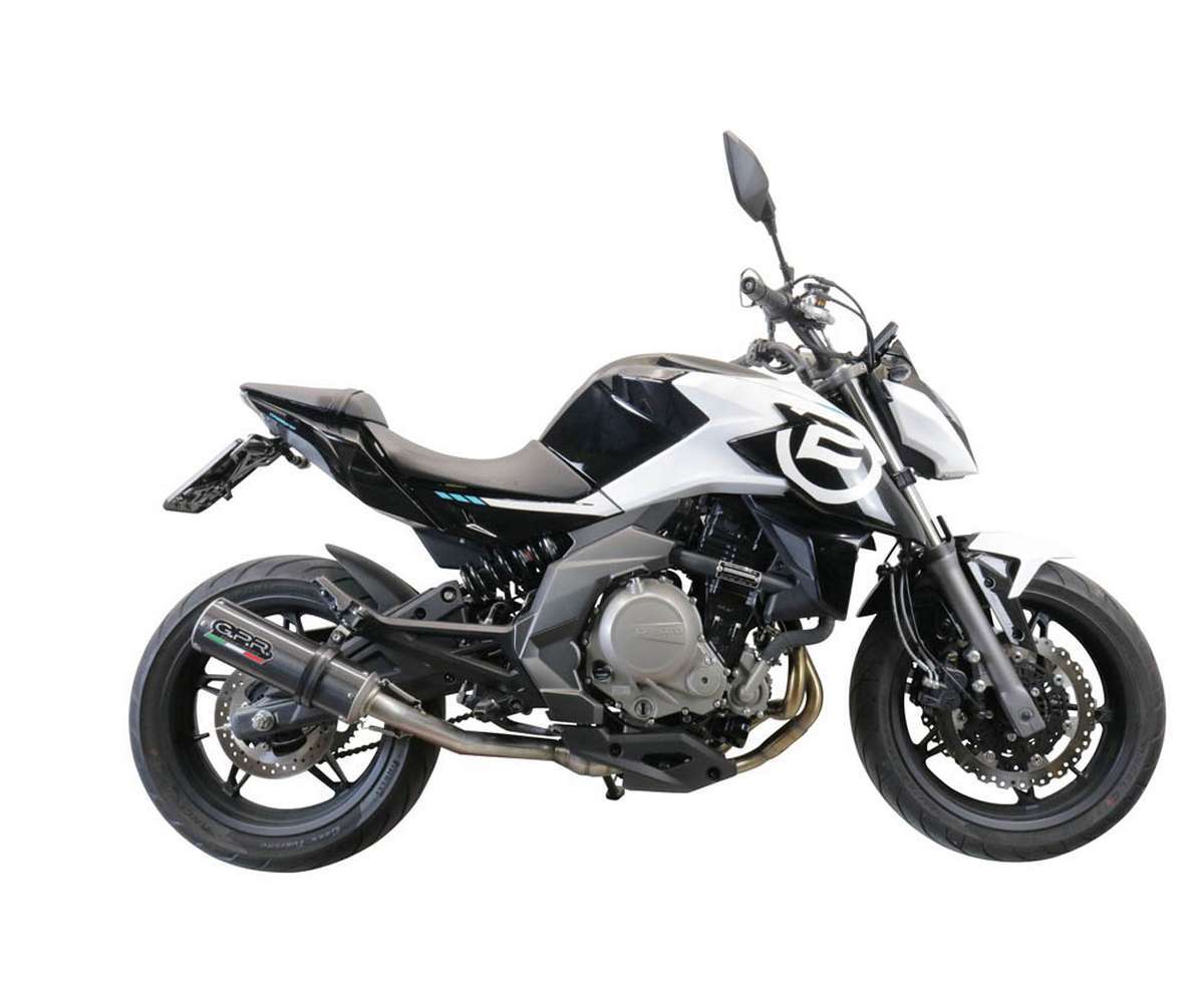 Exhaust Muffler GPR M3 Poppy Approved Cf Moto 400 NK 2019 2020