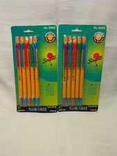 Vtg  Scripto Yellow Mechanical Pencils NOS Lot Of 2 1993